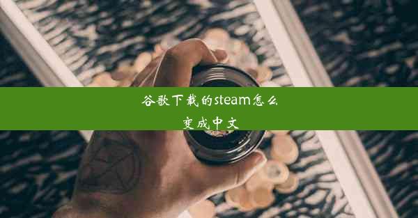 谷歌下载的steam怎么变成中文