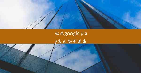 红米google play怎么登不进去