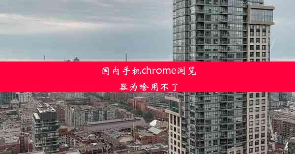 国内手机chrome浏览器为啥用不了