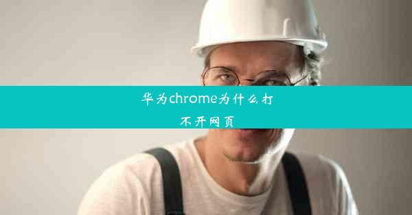 华为chrome为什么打不开网页