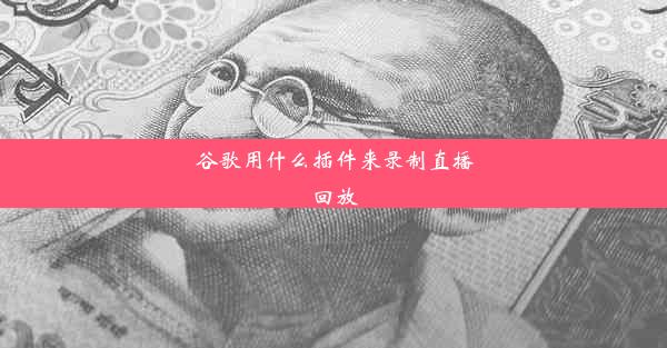 谷歌用什么插件来录制直播回放