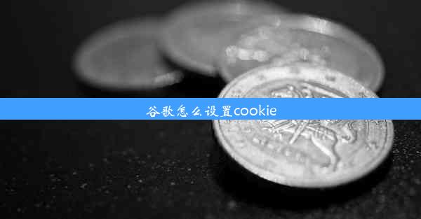 谷歌怎么设置cookie