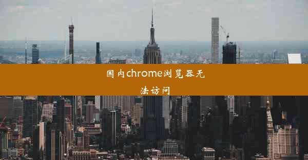 国内chrome浏览器无法访问