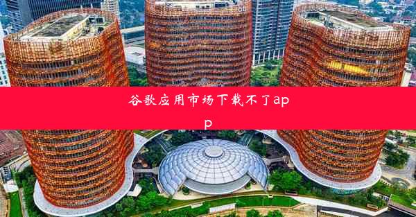 谷歌应用市场下载不了app