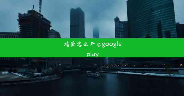 鸿蒙怎么开启google play