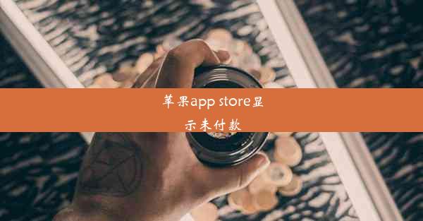 苹果app store显示未付款