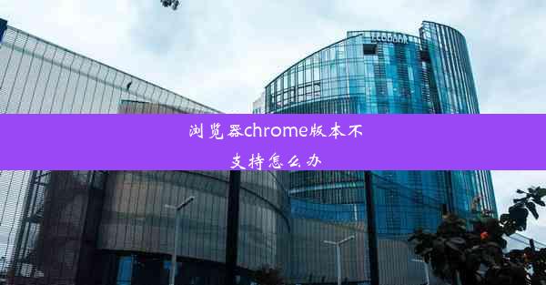 浏览器chrome版本不支持怎么办