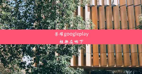 荣耀googleplay框架在哪下