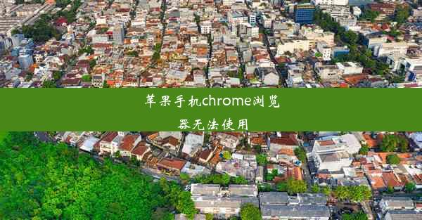 苹果手机chrome浏览器无法使用