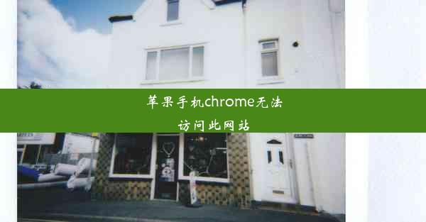 苹果手机chrome无法访问此网站