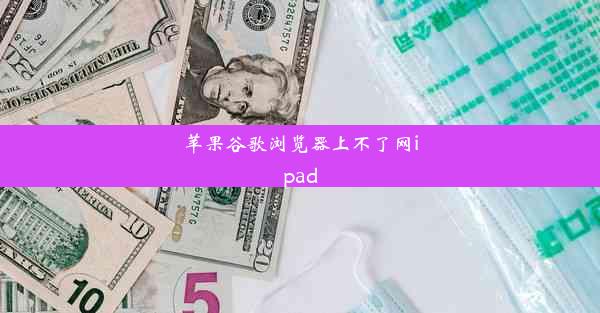 苹果谷歌浏览器上不了网ipad