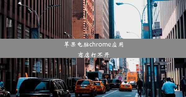 苹果电脑chrome应用商店打不开