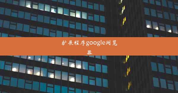 扩展程序google浏览器